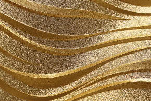 Download Metallic Gold Wave Texture - Texture Collection