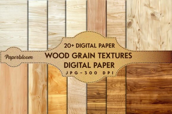 Download Wood Grain Textures Digital Paper - Texture Collection
