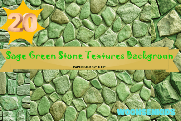 Download New Sage Green Stone Textures Background Watercolor Png Kdp Digital Paper - Texture Collection