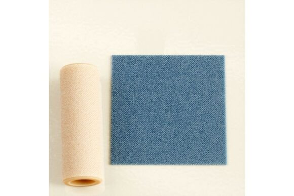 Download Realistic Denim &amp; Jeans Fabric Texture Roller - Texture Collection