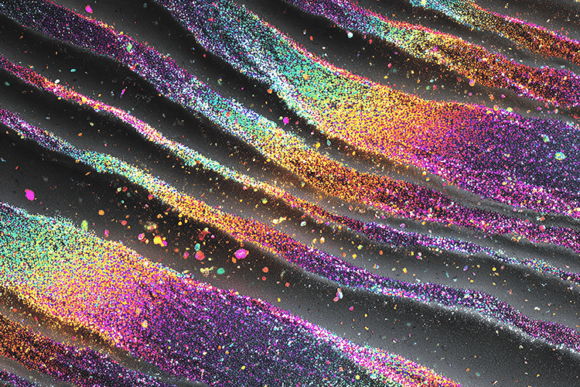 Download Black Holographic Wave Texture - Texture Collection