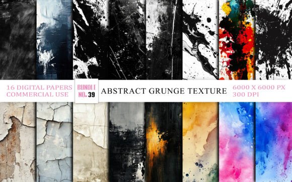 Download Abstract Grunge Texture Bundle - Texture Collection