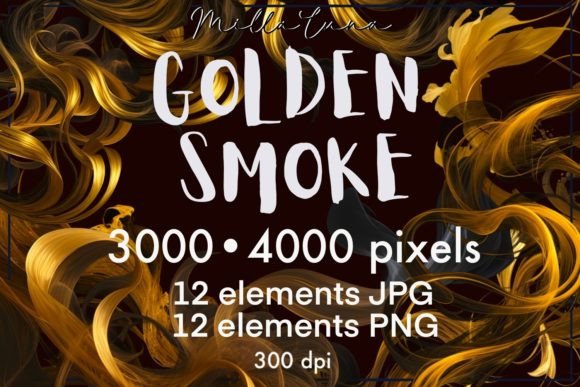 Download Smoke Golden Clipart Texture PNG JPG - Texture Collection