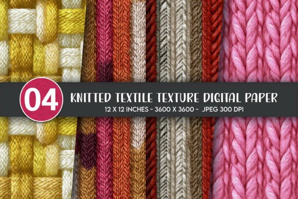 Download Knitted Textile Texture Digital Paper - Texture Collection