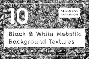 Download 10 Black & White Metallic Textures - Texture Collection