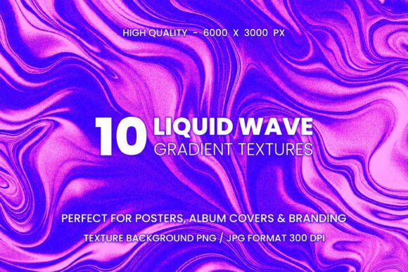 Download Liquid Wave Gradient Textures - Texture Collection