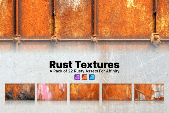 Download Affinity Assets - Rusty Textures Add-on - Texture Collection