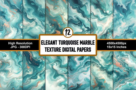 Download Elegant Turquoise Marble Texture Paper - Texture Collection